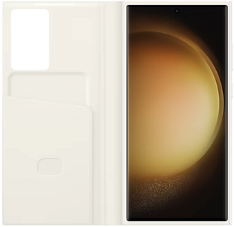 Чехол Samsung Smart View Wallet Case для Galaxy S23 Ultra Cream