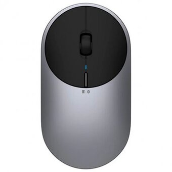 Беспроводная компактная мышь Xiaomi Mi Portable Mouse 2 (BXSBMW02),темно серая