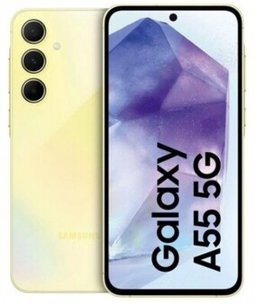 Смартфон Samsung Galaxy A55 5G 8/256 ГБ, Dual: nano SIM + eSIM, lemon