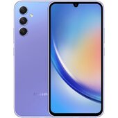 Смартфон Samsung Galaxy A34 5G 8/128 ГБ, Dual nano SIM, лавандовый