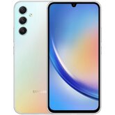 Смартфон Samsung Galaxy A34 5G 8/128 ГБ, Dual nano SIM, серебряный
