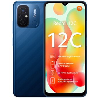 Смартфон Xiaomi Redmi 12C 6/128 ГБ Global, 2 nano SIM, синий океан