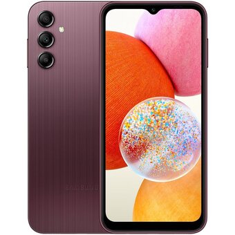 Смартфон Samsung Galaxy A14 4/64 ГБ, Dual nano SIM, темно-красный