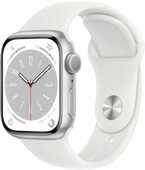 Умные часы Apple Watch Series 8 41 мм Aluminium Case, silver/white