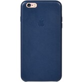 Чехол-накладка Apple iPhone 6S Plus Leather(кожаный)Case Midnight Blue