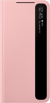 Чехол-книжка Samsung Smart Clear View Cover EF-ZG991 для Galaxy S21, розовый (EF-ZG991CPEGRU)