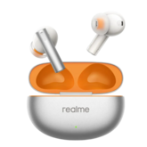 Наушники беспроводные Realme Buds Air 6 RU, с шумоподавлением, мягкие амбушюры, серебро