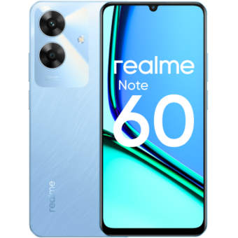 Смартфон realme Note 60 6/128 ГБ, Небесный голубой