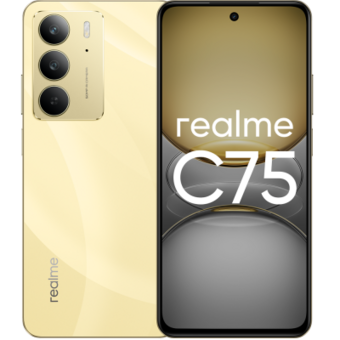 Смартфон Realme C75 8/128 ГБ, Dual nano SIM, золотой