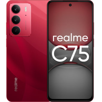 Смартфон Realme C75 8/256 ГБ, Dual nano SIM, красный