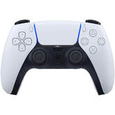 Геймпад PlayStation DualSense для PS5, беспроводной, белый/черный, 1 шт.