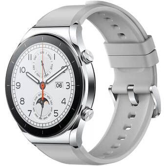 Xiaomi Умные часы Xiaomi Mi Watch S1 GL, серебристые