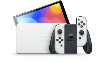 Игровая приставка Nintendo Switch OLED 64 ГБ, белый