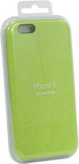 Чехол-накладка Apple iPhone 6 Silicone(силиконовый)Case Green