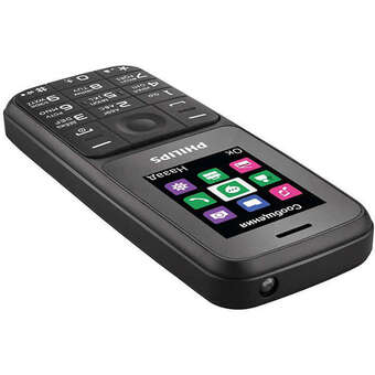 Телефон мобильный Philips E125 Duos, black