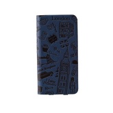 Чехол-книжка Ozaki O'coat Travel для iPhone 6 Plus Кожаный Blue Синий London