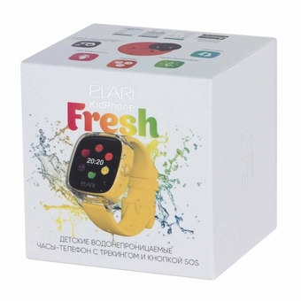 Детские умные часы ELARI KidPhone Fresh, желтый