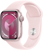 Умные часы Apple Watch Series 9 41 мм Aluminium Case Sport Band (Розовый)