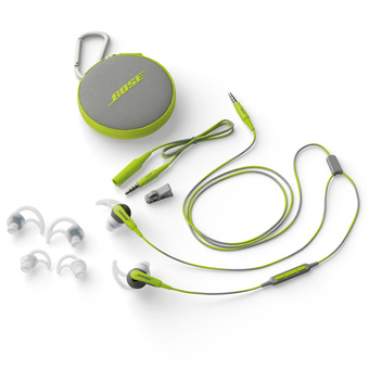 Наушники Bose SoundSport (iOs) Green/Gray