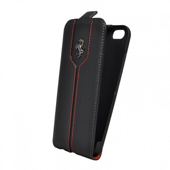 Кожаный чехол  CG Mobile Ferrari Montecarlo Flip для iPhone 6, черный (FEMTFLP6BL)