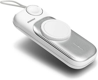 Беспроводное зарядное устройство Momax 3-in-1 Airbox Go 15 Вт на 10000мАч, сертификация MFi