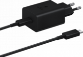 Сетевое зарядное устройство Samsung EP-T4510 + кабель USB Type-C, 45 Вт, черный