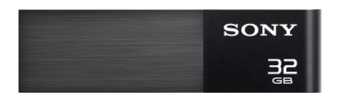 Флешка Sony USM*W 32 ГБ, черный