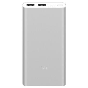 Аккумулятор Xiaomi Mi Power Bank 3 10000 mAh PLM13ZM, серебристый