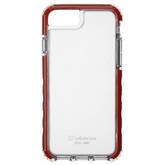 Чехол для iPhone 7 Cellular Line Tetraforce Shock-Tech (TETRACPROIPH747R), красный/прозрачный
