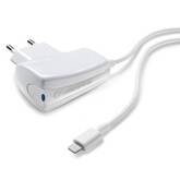 Cellular Line сетевое зарядное устройство для iPhone 5, White