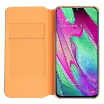  Чехол книжка для Samsung Galaxy A40 Wallet Cover EF-WA405PWEGWW, белый