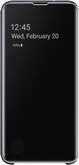 Чехол Samsung Clear View Cover для Galaxy S10E Black (EF-ZG970CBEGRU)