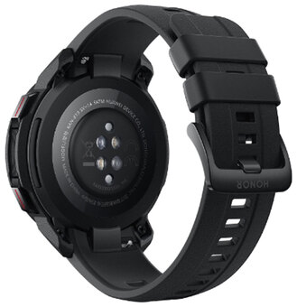 Умные часы c GPS HONOR Watch GS Pro (silicone strap) угольный черный