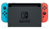 Игровая приставка Nintendo Switch rev.2 32 ГБ, неоновый синий, неоновый красный, только приставка