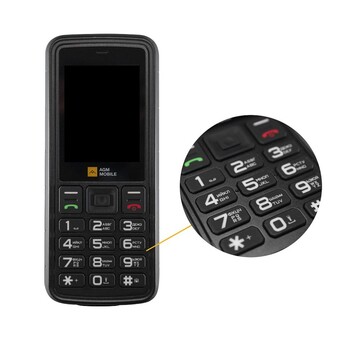 Мобильный телефон AGM M9 2G, Dual nano SIM, Black-Orange