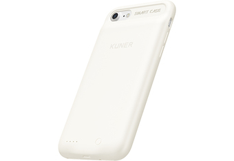 Чехол-аккумулятор со встроенной памятью KUNER Kuke Smart Case для iPhone 7 Plus 2400 мАч, белый