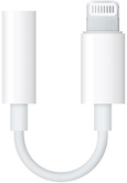 Переходник/адаптер Apple Lightning (M) - mini jack 3.5 (F), 0.1 м, белый
