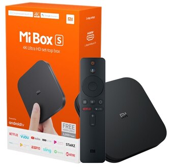 ТВ-приставка Xiaomi Mi Box S Global, черный