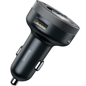 Автомобильная зарядка Baseus Enjoy Car Wireless MP3 Charger (Wireless 5.0+5V/3.4A) Чёрный (CCLH-01)