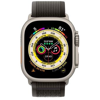 Умные часы Apple Watch Ultra 49 мм Titanium Case GPS + Cellular, титановый/черно-серый Trail Loop