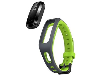 Умный браслет HONOR Band 4 Running Edition, черный (ремень зеленый)