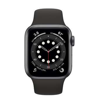 Часы Apple Watch Series 6 GPS 40мм Aluminum Case with Sport Band, серый космос/черный