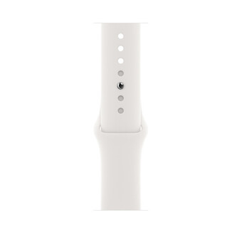 Часы Apple Watch Series 6 GPS 40мм Aluminum Case with Sport Band, серебристый/белый