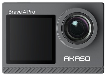 Экшн-камера AKASO BRAVE 4 PRO, 3840x2160, 1350 мА·ч, черный