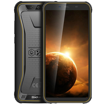 Смартфон Blackview BV5500 Plus, черный/желтый