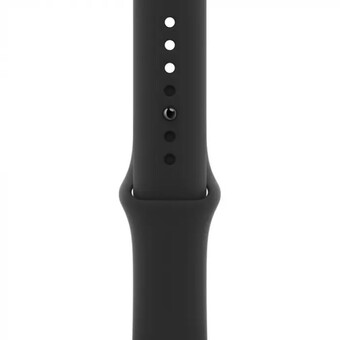 Часы Apple Watch Series 6 GPS + Cellular 44мм Aluminum Case with Sport Band, серый космос/черный