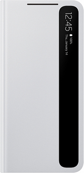 Чехол-книжка Samsung Smart Clear View Cover EF-ZG991 для Galaxy S21, светло-серый (EF-ZG991CJEGRU)
