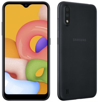 Смартфон Samsung Galaxy A01 SM-A015 16Gb черный