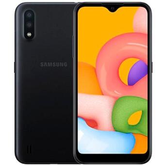 Смартфон Samsung Galaxy M01 SM-M015F 32ГБ черный (SM-M015FZKDSER)