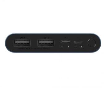 Аккумулятор Xiaomi Mi Power Bank 3 10000 mAh PLM13ZM, черный